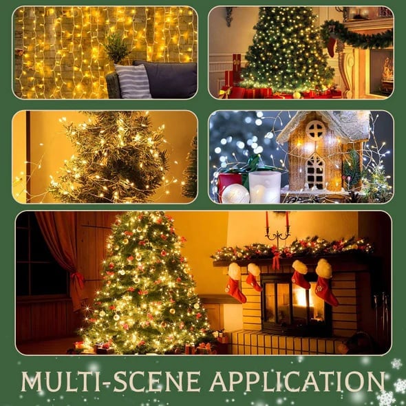 🎁🎄Early Christmas Promotion⭐ Copper Wire Firecracker Light String