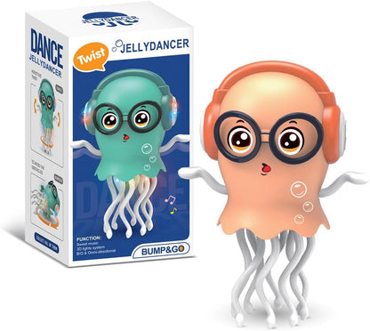 💃🌈 Dancing Jellydancer Toy – Fun Crawling Music Toy for Kids 🎶 Perfect Gift for Ages 3–8!