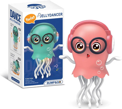 💃🌈 Dancing Jellydancer Toy – Fun Crawling Music Toy for Kids 🎶 Perfect Gift for Ages 3–8!