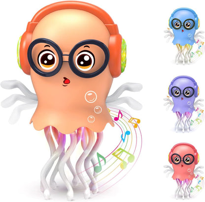 💃🌈 Dancing Jellydancer Toy – Fun Crawling Music Toy for Kids 🎶 Perfect Gift for Ages 3–8!