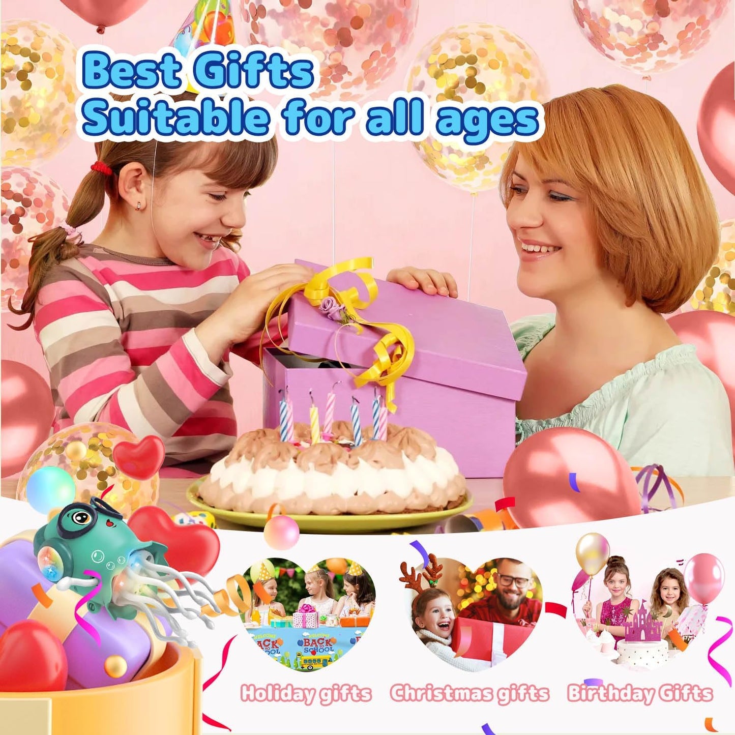 💃🌈 Dancing Jellydancer Toy – Fun Crawling Music Toy for Kids 🎶 Perfect Gift for Ages 3–8!