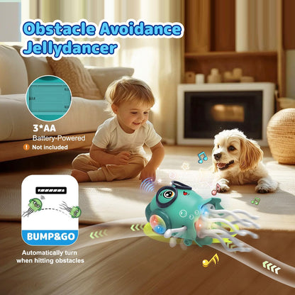 💃🌈 Dancing Jellydancer Toy – Fun Crawling Music Toy for Kids 🎶 Perfect Gift for Ages 3–8!