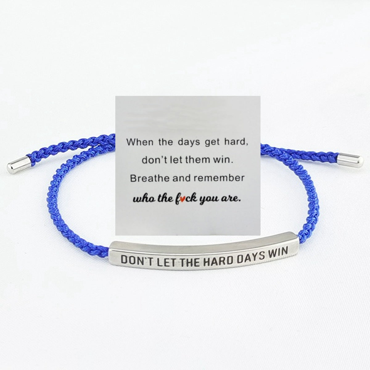 Don't Let The Hard Days Win Inspire Bracelet