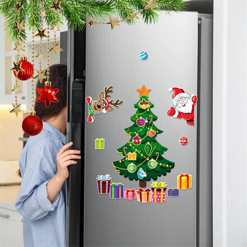 Magnetic Christmas Tree for Refrigerator