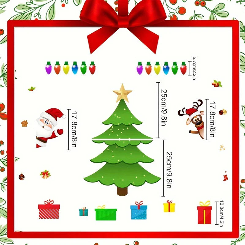 Magnetic Christmas Tree for Refrigerator