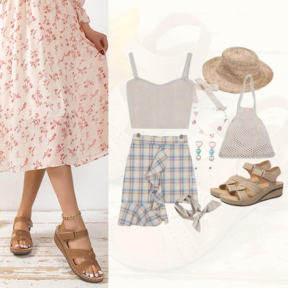 💟Women Comfy Orthotic Block-Heel Sandals🌸Buy 2 get 10% Off Extra Auto & Free Shipping🌸