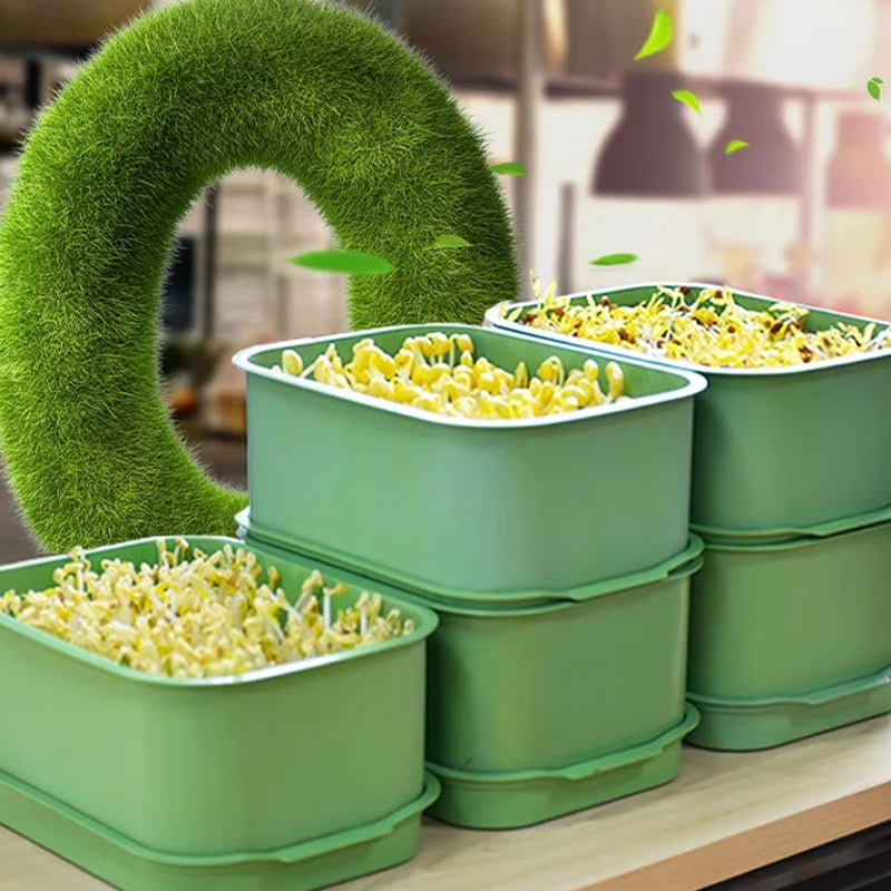 Stackable Bean Sprout Growing Box - Multi-layer Design, Perfect for Home Cultivation, Healthy Green Living!