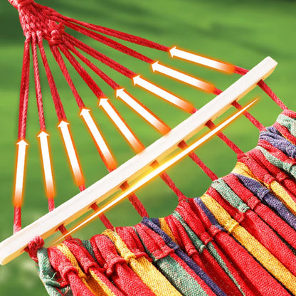 Reinforced & Multi-Person Striped Hammock